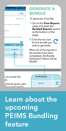 Upcoming PEIMS Bundling Feature